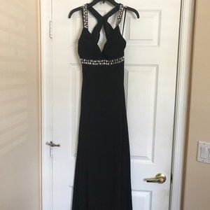 Black Long Gown